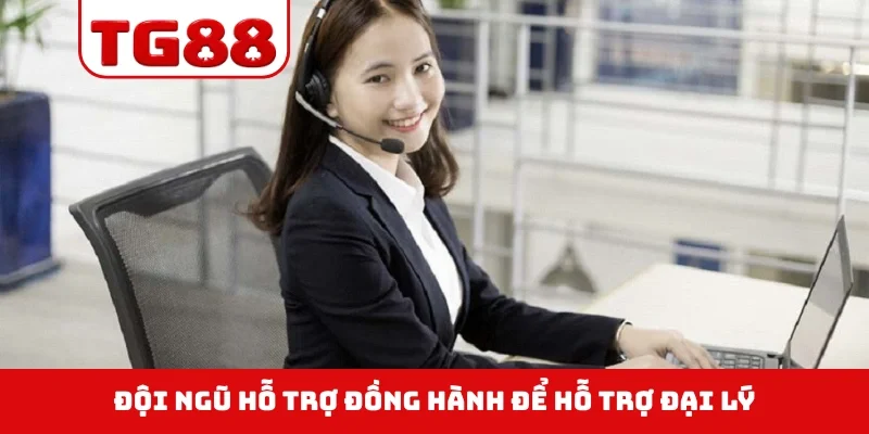 Đội ngũ hỗ trợ đồng hành để hỗ trợ đại lý