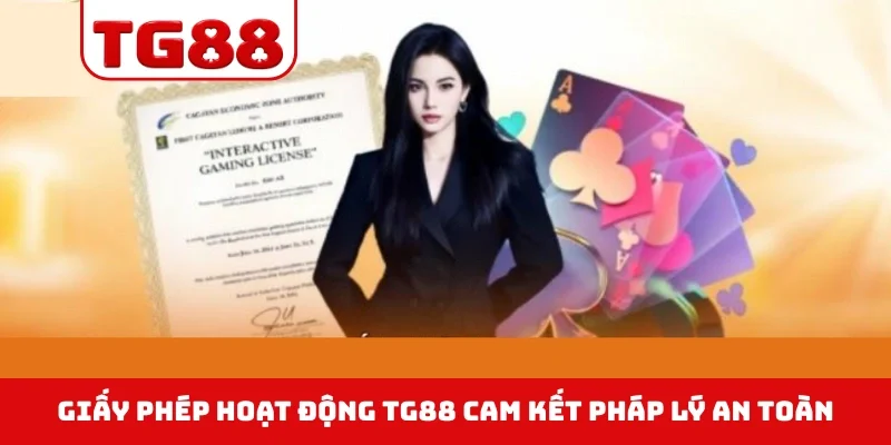 Giấy phép hoạt động TG88 cam kết pháp lý an toàn