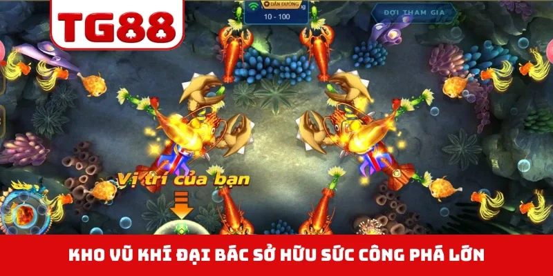 Kho vũ khí đại bác sở hữu sức công phá lớn