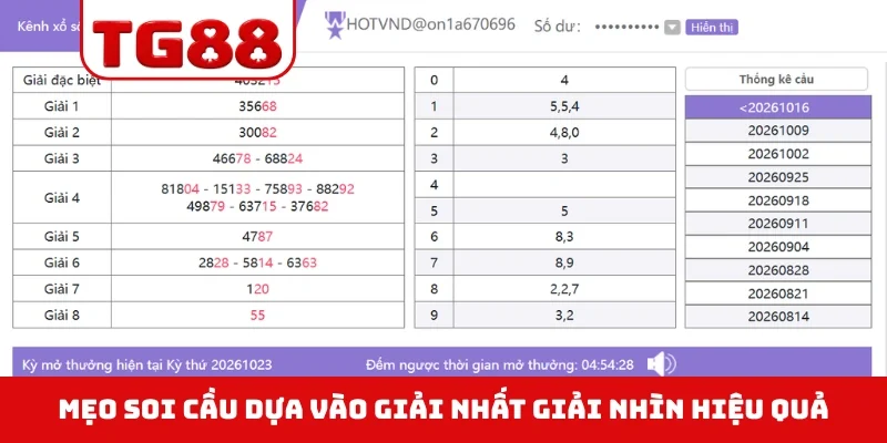 Mẹo soi cầu dựa vào giải nhất giải nhìn hiệu quả
