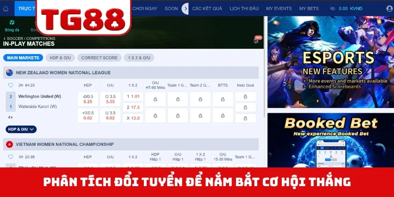 Phân tích đổi tuyển để nắm bắt cơ hội thắng