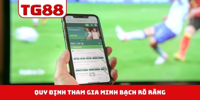 Quy định tham gia minh bạch rõ ràng