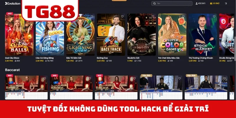 Tuyệt đối không dùng tool hack để giải trí